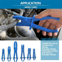 Hose Clamp Pliers Hose Pinch Pliers Set Straight & 90 Angled for Brake Hoses Fuel Hoses Gas Lines