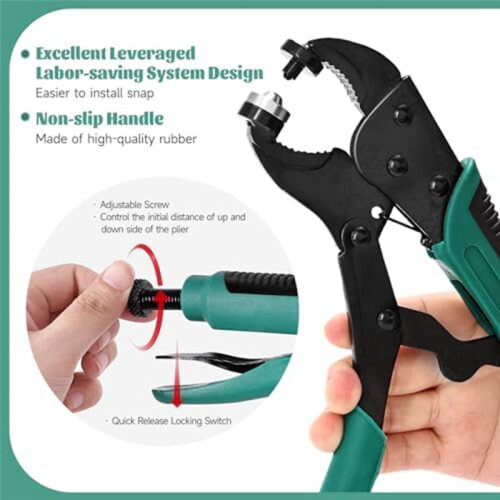 TungtåNg med 323 Delar Canvas Snap Kit 2