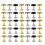 180 Sets Leather Rivets, 8mm Double Round Cap Leather Rivets,3 Colors Caps Leather Rivets, Metal Studs with Fixing Tools 4