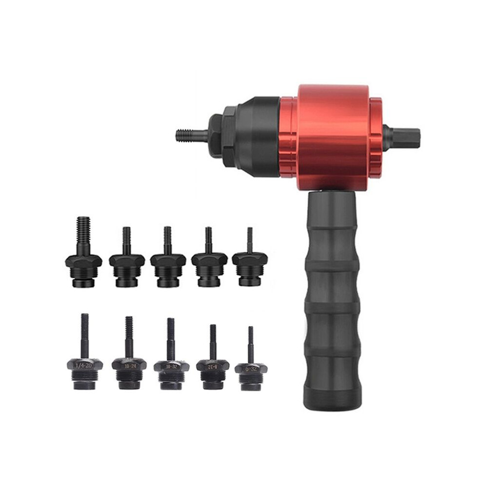 Detachable Manual Electric Rivet Nut Tool Conversion Accessorie Hand Rivet Nut Tool Set Electric Pneumatic Rivet Machine 6033875190105