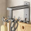 Kitchen Utensils Holder Practical Rotary Tool Hook Holder Wall Mounted Cooking Utensil Rack Rotatable Heavy Duty Hooks A 2