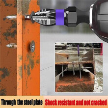 Hohe HäRte und Starker Magnetischer Bit, 6-Teilige Rutschfeste und StoßFeste Bits mit Schraubendreher-Bits, Magnetisches Bit-Set