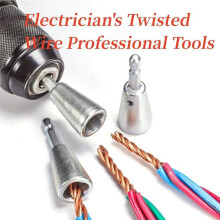 Outil de Torsion de Fil pour Perceuse, Outil de DéNudage et de Torsion de Fil Twister de Fil pour Perceuse ÉLectrique, DéNudage Rapide de Câble -A