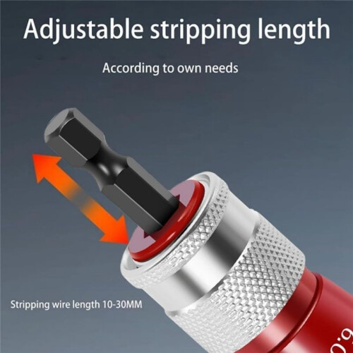 Wire Twister Tool for Drill, Wire Stripping and Twisting Tool Wire Twister for Power Drill, Cable Quick Stripping -A 1