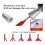 2pc Wire Stripping and Twisting Tools for Drilling,Manual Wire Stripper and Wringer,2-6directions Simultaneous Stripping 3