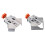 2PCS 90 Degree Right Angle Clamp Corner Clamp Positioning Right Angle Clamps Panel Holder for Woodworking Carpenter Tool 1