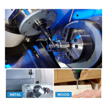 8Pcs Pen Trimmer Kit High Speed Steel Pen Mill Trimmer with 3/4Inch Cutting Woodworking Mill Trimmer Cutter