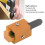 Woodworking Right Angle Chisel, Alloy Steel, 30mm Width, Gold 12