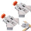 2PCS Multipurpose Stainless Steel 90 Degree Corner Clamp, T-Shaped Right Angle Clamping 2