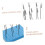 Superior Quality Alligator Clips & Spraying Clamp Base Set, Model Stand Tool Featuring 1 Set Model Coloring Clips Base 1
