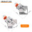 2PCS Multipurpose Stainless Steel 90 Degree Corner Clamp, T-Shaped Right Angle Clamping 7