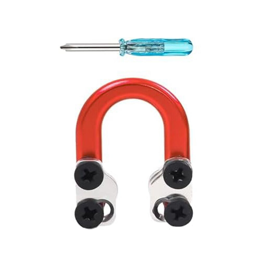 1 Pack Archery Compound Bow D Loop-Metal D Ring Buckle Release Nocking Loop With Screwdrivers,Red 6031487707353