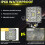 Luzes de Trabalho LED para Caminhão Trator, Cápsulas de Luz LED Quadradas de 3 Polegadas Barra de Luz LED Offroad À Prova D'Água para  de Carro 6