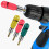 3Pcs Electric Wire Stripper Metal Cable Stripping Tool for Power Drill Driver Wire Stripping 2.5/4.0/6.0 8