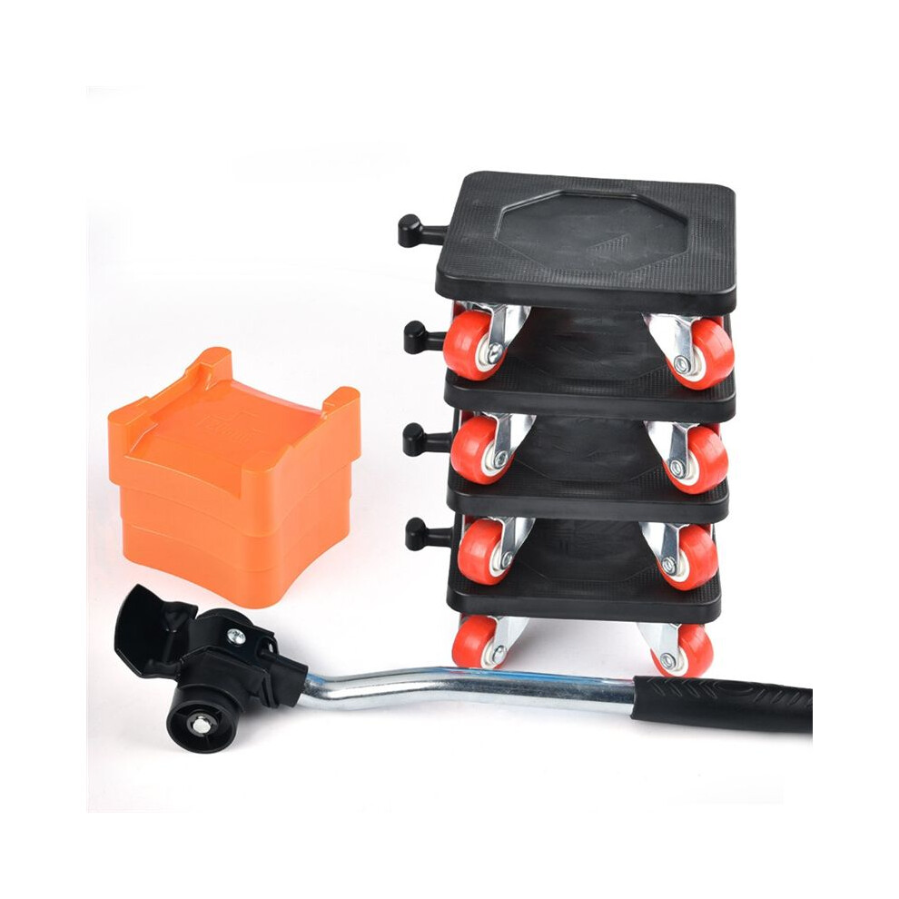 8Pcs Heavy Mover Rolling Home Tool With Wheel Moving Artifact Furniture Dolly Dollies Bearing Capacity 500Kg Durable D 6032093413249