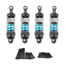 1 Set RC Auto Metalen Schokdemper voor SCY 1/16 MJX H16H 14301,14210 1/16 1/12 1/14 Upgrade Onderdelen Accessoires 75mm B