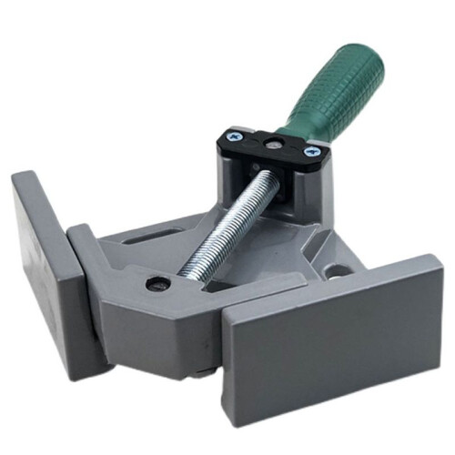 2PCS Right Angle Clip Clamp Single Handle 90 Degrees Angle Clamp Adjustable Swing Jaw for Carpentry Frame Metal Welding 1