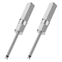 2pcs Valve Core Removal Tool Set, Screwdriver Valve Stem Core Remover, Tire Valve Tool for Schrader Valve Cores