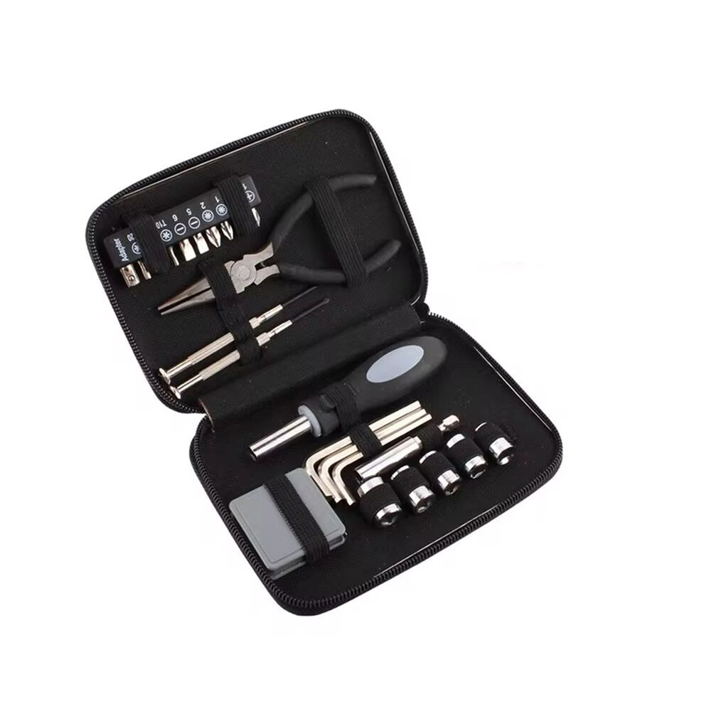 Household Hand Tool Kit Portable Needle Nose Pliers Repair Tools With Storage Case Combination Package Mixed Tool Set 6033533207862