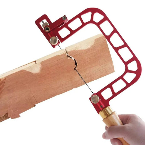 Steel Frame Coping Saw Precision Engraving Saw Hand Wire Saw Cutting Saws Efficient Hand Tool Self-Cleaning WithHandle B 2