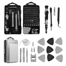 Jeu de Tournevis Magnétiques de Précision Multifonctionnels 122 en 1, Kit de Tournevis de Réparation D'Équipement de Téléphone Portable pour
