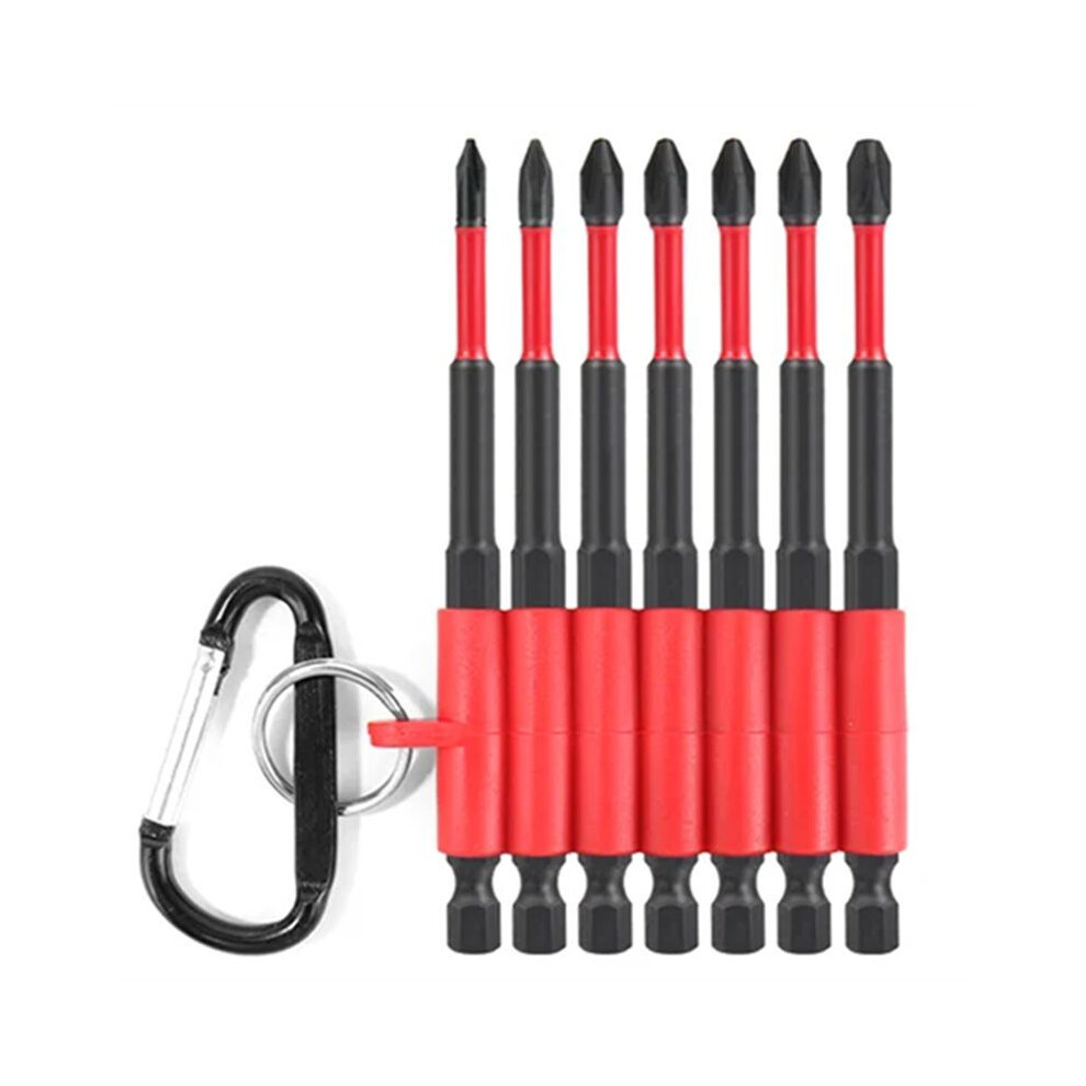 Strong Magnetic Ph0 Ph1 Ph2 Ph3 Screwdriver Set Impact Screwdriver Power Bits Alloy Steel 7Pcs-100Mm 6034240141821