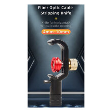 Armored Wire Stripper 4-10mm Optical Cable Slitter Fiber Optic Stripping Tool Jacket Slitter Sheath Cutter