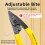 SAIVXIAN Three-Port Fiber Optical Stripper Pliers Wire Strippers for FTTH Tools Optic Stripping Plier Tool 5