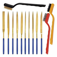 10-in-1 Diamond Needle Files Set, ABS Anti-Slip Grip Handles, High-Carbon Alloy Steel, Filing & Shaping Tools
