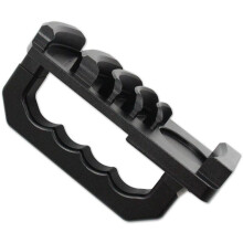 Pro Deburring Tool Plastic Pipe with Handle PVC Pipe Reamer Deburring Tool for 1-1/4 to 4-Inch PVC Chamfer Tool Black
