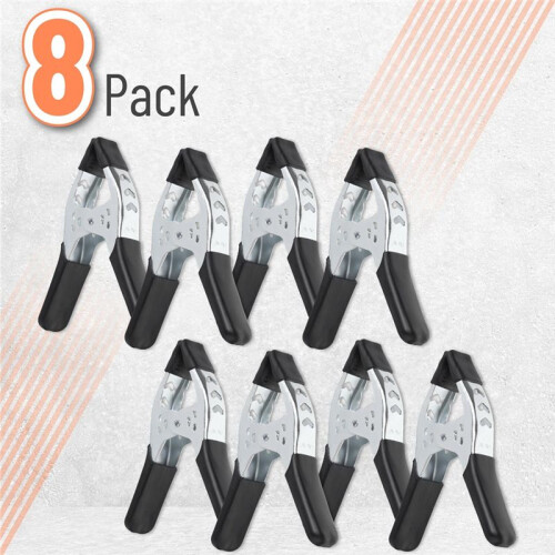 Spring Clamps, 8 Pack , Heavy Duty, Metal, Spring Clips 1