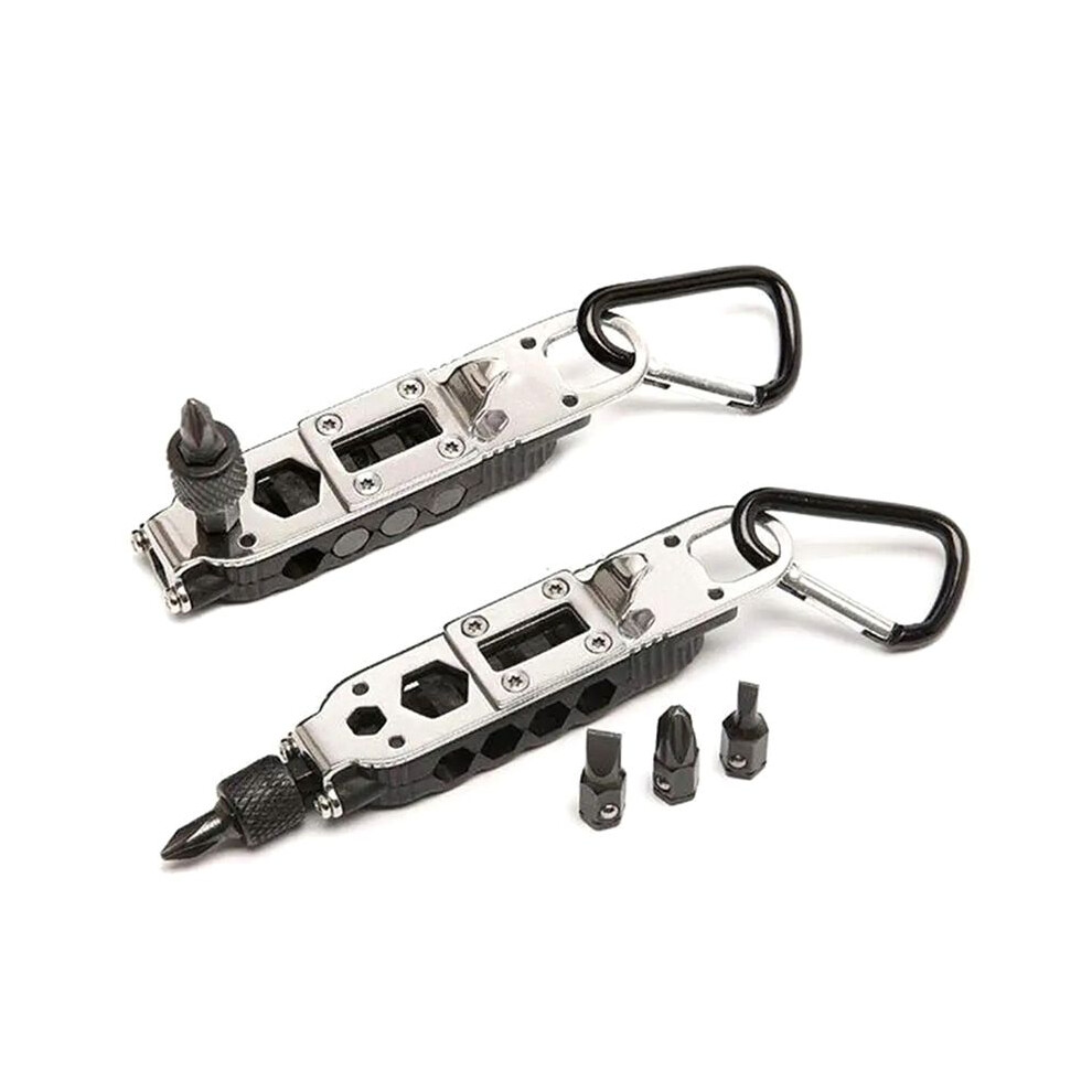 Multifunctional Screwdriver Outdoor Keychain Shape Screwdrivers Portable Steel Repair Tool 4713694606538