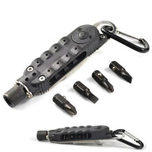Multifunctional Screwdriver Outdoor Keychain Shape Screwdrivers Portable Steel Repair Tool