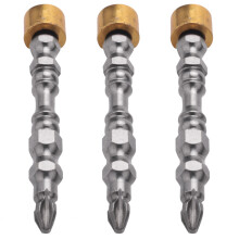 3X PH2 Haerte 65 MM Kreuzschlitzschraubendreher Bit Doppelkopf Elektroschrauber Phillips Schraubendreher mit Magnetring