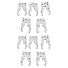 10PCS/Lot ISO30 Tool Holder Clamp Iron+ABS Flame Proof Rubber Claw