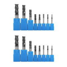 80 StüCke 2-12mm Hart Metall Schaft FräSer 4 FlöTen Schaft FräSer Set FräSer Werkezug Kit CNC Hart Metall FräSer Spiral FräSer