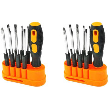 2Set 8-in-1 Multifunctional Screwdriver Set - Repair Tool Kit for Mobiles, Computers, Various Interchangeable Heads