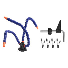 Bench Vise Work Bench Vise Welding Table with 3 Flexible Arms Soldering Iron Stand PCB Soldering Repair