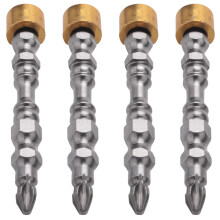 4X PH2 65MM Screwdriver Bit Double Electric Screwdriver Phillips Screw Driver with Magnetic Ring