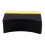 4X Contoured Auto Wheels Brush Sponge Tools Applicator Special Yellow+Black 6
