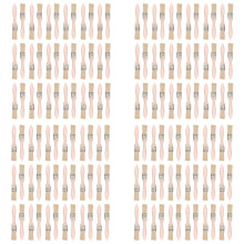 108 pcs 1 Inch (24mm) Paint Brushes and Chip Paint Brushes for Paint Stains Varnishes Glues and Gesso