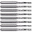8pcs 2mm x 15mm Carbide Single Flute Spiral End Mill CNC Router Bit 1