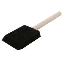 80 Pcs Foam Sponge Paint Brush Wood Handle Paint Brush Set Painting Tool for Acrylics Stains Varnishes Art Supplies