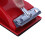 2X Rectangle Paper Grit Sandpaper Holder Hand Sander Red Black 8