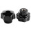 15 Pieces Black Star Grip Knobs, Female Thread Diameter 8mm,  Diameter 40mm 3