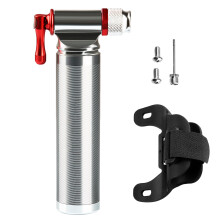 Mini-Fahrradpumpe CO₂-Aufblaser für Rennräder & Mountainbikes, Aluminium, 11,2 cm