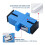 Faseroptischer Adapter SC UPC Singlemode-Stecker 50 Stück Stahl-Patchkabel 6