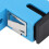Faseroptischer Adapter SC UPC Singlemode-Stecker 50 Stück Stahl-Patchkabel 11