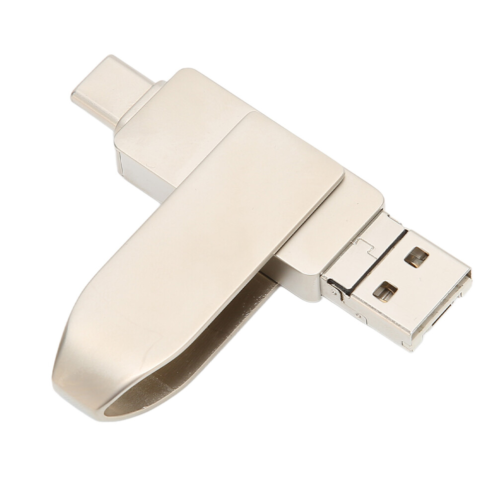 256GB USB C Flash Drive Metal OTG Dual USB A 3.0 Data Stick