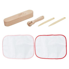 Juego de 6 Piezas de Herramientas para Aplanar Costuras de Sastre de Madera, Herramienta de Costura con Punta Giratoria, Kit de Herramientas de